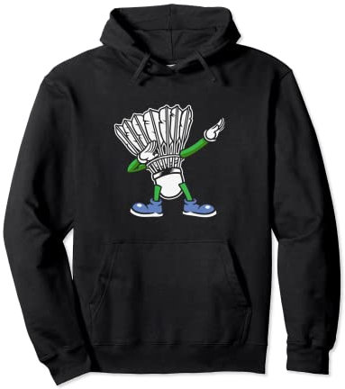 Badminton Geschenkidee für Kinder, Teens und Erwachsene Pullover Hoodie
