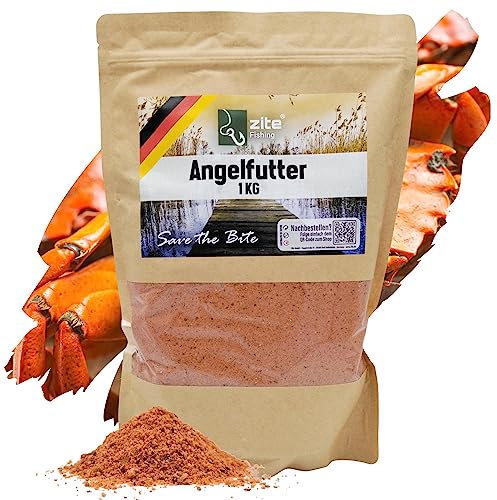 Zite Fishing Grundfutter Karpfen-Angeln - Starke Lockwirkung auf Friedfische - 1kg Hochwertiges Groundbait Karpfen-Futter Wiederverschließbar - Ideal auch für Brassen, Rotaugen & Mehr (Monster Crab)