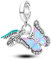Parmuz 925 Sterling Silber Charms für Armband Liebe Stern Mond Reise Schmetterling Kreuz Charms für Frau baumeln Anhänger Perlen Schmuck Geschenk