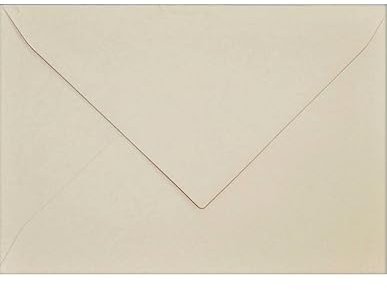 Netuno 100 farbige Briefumschläge Beige DIN B6 12,5 x 17,5 cm 115g Sirio Color Sabbia bunte Umschläge für Einladungen Hochzeit Geburtstag Weihnachten Karten Briefhüllen Einladungsumschläge