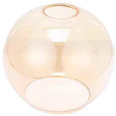 Uonlytech Abat-jour Lampadaire Globe Couvercle De Lumière Globe Couvercle De Lampe Sur Pied Globe Verre Pour Lustre Globes De Remplacement De Luminaire Un Verre Tambouriner Pilier E27