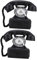 HOMSFOU 2 Stück 80Er-Jahre-Retro-Telefon Mit Wählscheibe Dekorative Telefonornamente Für Kinder Antikes Festnetztelefon Altes Telefondekor Ornament Für Kinder Zum Drehen des Knopfes