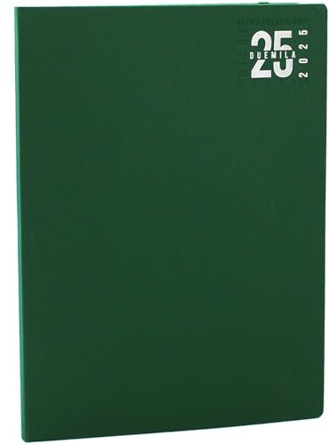 Wochenplaner 2024-17 x 24 cm – Einband aus weichem Leder in mehreren Farben – Terminkalender und Planer