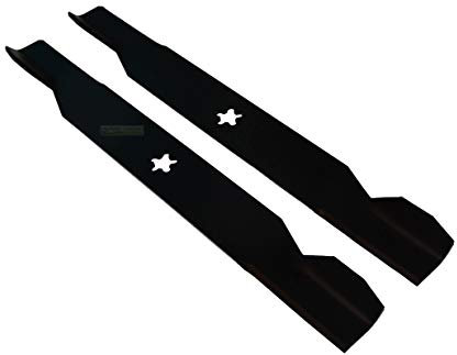perfektGarten Lot de 2 lames de 46 cm compatibles avec tracteur tondeuse Husqvarna LT92 127841 138496 5321384-96