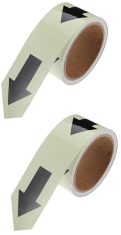 Mobestech 2 Rollen Reflektierendes Band Anti-innenstreifen Grünes Klebeband Außenboden Nachtleuchtendes Band Fluoreszierendes Bodenband Leuchtband Für Unsere Tür Drinnen Pvc Beschilderung