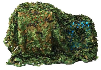 Becool fish Woodland Camouflage Net, Privacy Screen, Forest Camouflage Net for Hunting, Wildlife Photography, Bird Watching, Halloween, Filming (Color : Jungle, Size : 15x20m)