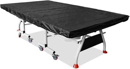YUETTYY Funda de mesa de tenis de mesa, 280 x 150 x 5 cm, impermeable, tela Oxford, cubierta protectora para mesa de tenis de mesa de ping pong, cubierta protectora para interiores y exteriores