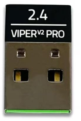 Fits for USB Replacement USB Dongle Receiver Adapter for Razer Viper V2 Pro Wireless Gaming Mouse (Black)