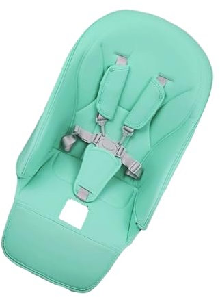 Jlobnyiun Ersatzbezug für Hochstuhl, PU-Leder, Kissen für Babyfütterungssitze, Hochstuhl-Befestigungen, bequeme Pads für Söhne, Töchter, Enkelinnen, Enkelinnen