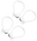 PEPLAYTAL 2Pares Ganchos de Oreja Antipérdida para Auriculares Inalámbricos y TPU Seguro y Compatible con Accesorios Deportivos para Actividades