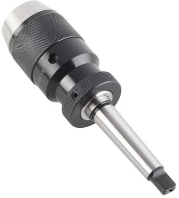 KooingTech MT2 Drill Chuck, Steel Lathe Chuck with MT2-JT3 Taper Arbor 1-16mm Capacity for Various Machines