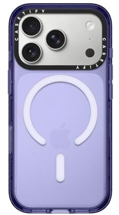 CASETiFY Impact iPhone 17 Pro Hülle [MagSafe-kompatibel/Schutz vor Stürzen aus 2,5 m Höhe/Dünn] - Soft Blue