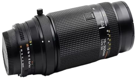 Objetivo AF 75-300mm F4.5-5.6, Compatible con Cámaras Réflex Digitales Nikon D7000 Y D90 con Montura F. Objetivo Zoom Telefoto De 75-300mm F/4.5-5.6.(95New)