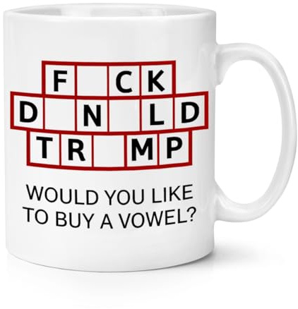 Gift Base F_CK D_NLD TR_MP 10oz Mug Cup Joke Rude