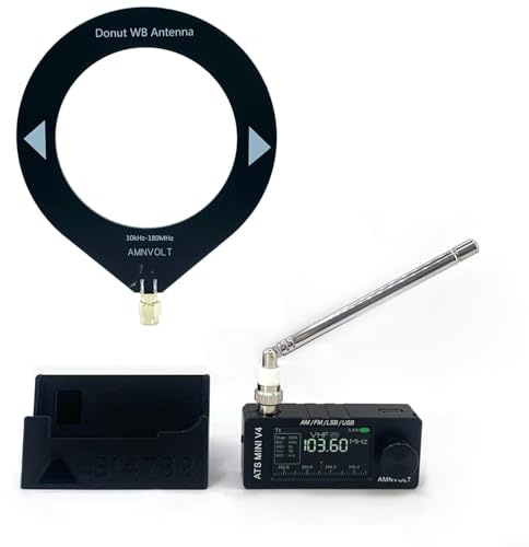 V4 SI4732 Fullband für DSP kurzwellenempfänger,FM/AM/LSB/USB/SSB/Empfang, HF/SW/MW/VHF,150kHz-30MHz, 1,9 Zoll IPS Farbdisplay,Helligkeitsregelung,800mAh Akku(CNC-Unterstützung)