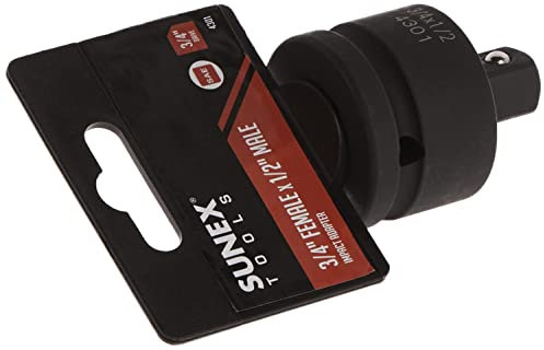 Sunex 4301 34-Inch Female to 12-Inch Male Impact Socket Adapter, 12 to 34 Adapter