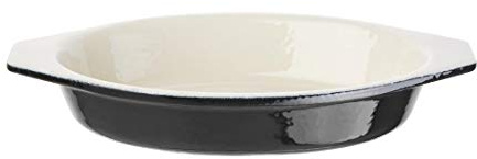 Vogue Gratinschale 650ml schwarz oval
