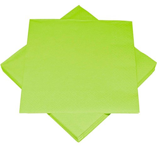 20 Servietten uni maigrün