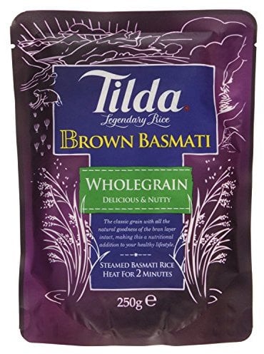 Tilda Steamed Basmati Brown Rice 250 g (Pack of 6)