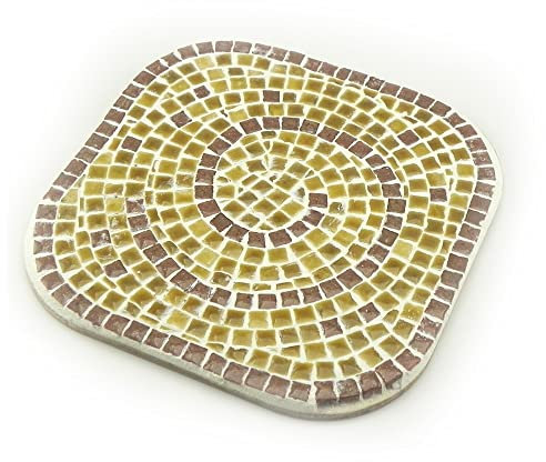 DIY mosaic coasters kit, 2 pieces Honey