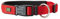 HUNTER Hundehalsung NEOPREN VARIO PLUS, Farbe: rot/schwarz, strapazierfähiges Nylon, weiche Neoprenpolsterung, stufenlos verstellbar, mit Zugentlastung, pflegeleicht, komfortabel, Größe: L/2,5