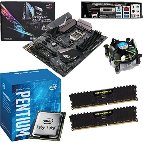 Components4All INTEL Kaby Lake Pentium G4600 3.6Ghz CPU, ASUS ROG Strix Z270F Gaming Motherboard & 8GB 3200Mhz Corsair DDR4 RAM Pre-Built Bundle