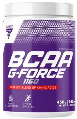 Trec Nutrition BCAA G-FORCE 1150 Aminosäure Aminos BCAA Regeneration L-Glutamine Muskelaufbau Bodybuilding 360 Kapseln