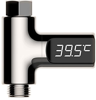 Godyluck LED-Wasserzähler Wassertemperaturmessgerät Genaue sichtbare Baby-Dusche Produkt