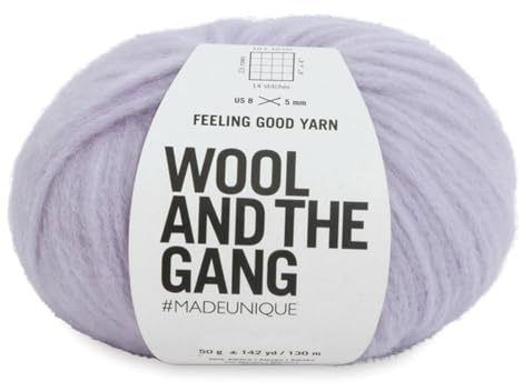 Wool and the Gang Feeling Good Yarn 185 Lilac Powder