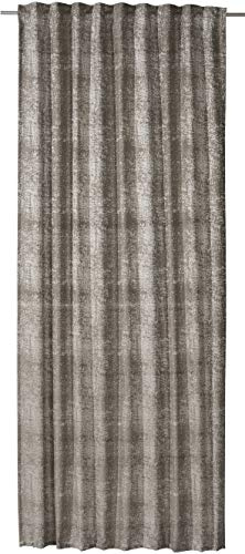 Elbersdrucke blickdichte Gardine Patina 06 braun-gold 255 x 140 cm Vorhang für Wohnzimmer Schlafzimmer Flur 198145