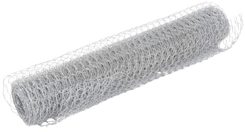 Garden Mile® - Rete in filo di filo di pollo per coniglio, recinzione per animali in PVC rivestito o in acciaio galvanizzato, rete metallica da giardino, varie dimensioni (13 mm, 0,5 x 5 m)