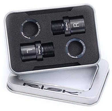 Fahrrad Pedal Extender Set - Edelstahl Distanzscheiben, Universal Cleat Spacer Adapter für Jedes Fahrrad