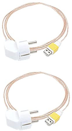 Salud & Bienestar Cable USB de Conexión a Tierra para Módem, Caja de Internet, Computadora... | PACK DE 2