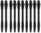 Leylor Dart Shaft - 100pcs 2.0in Strong Dart Shaft Stick mit Kunststoff PP Nylon Rod Pole für DIY Dart (Schwarz)
