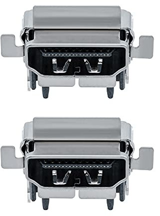 Mcbazel Puerto HDMI para Xbox One S, conector de interfaz de puerto HDMI para consola XBOX ONE S, pieza de repuesto y reparación-2PCS