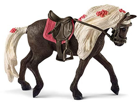 schleich HORSE CLUB 42469 Rocky Mountain Horse Show Stute Pferde Spielset - Mit Realistischen Details und Zubehör, Pferde Spielzeug Set für Jungen und Mädchen ab 5 Jahren