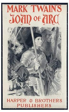 Spiffing Prints Mark Twain's Joan of Arc – extra groß – Archiv-matt – gerahmt – Werbe-Kunstdruck-Poster