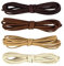 LEEQBCR-4 pieces 4 colors Leather rope rope for bracelet necklace beaded DIY jewelry handmade crafts, 2mm x 2m