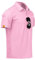 geeksport Polo Homme Manches Courtes Respirant Polo Golf Séchage Léger T-Shirt pour Outdoor Sport d'été Rose XL
