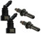 Stardiesel 2x 45°-Winkel und Gerade Kraftstoffleitung Set, 7,89 x 8 mm, Schwarz, PA12, 2 Stück