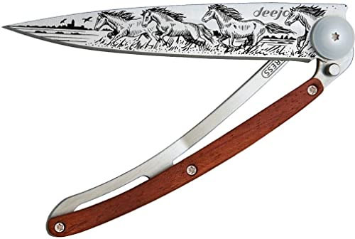 Taschenmesser Korallenholz, Wilde Pferde
