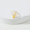 LODMLOER Irregular Natural Stone Rings for Women-Men Personality Silk Wrap Opening Adjustable Finger Ring Jewelry,Yellow,Adjustable