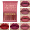 4PCS Lip Tint Stain Set, Mini Liquid Water Tint,Korean Lip Gloss Moisturizing Natural,Long Lasting Waterproof,Multi-Use Lip and Cheek Tint
