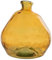 J-Line by Jolipa Vase Dame Jeanne en Verre Ocre 46x45x48 cm