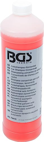 BGS 74415 | Autoshampoo-Konzentrat | rot | 1000 ml | Auto-Shampoo
