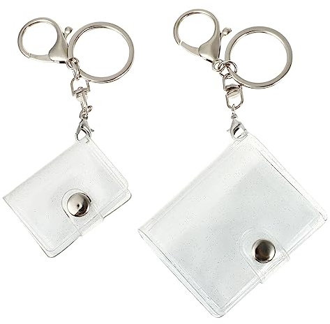 jojofuny 10pièces Album Photo Miniature Avec Porte-clé Lot Pour Photos Élégant Et Durable Pratique Pour à Main Ou Clé Pour Souvenirs Précieux
