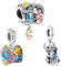 H.ZHENYUE Anhänger Charms 925 Sterling Silber Cartoon Dog Girl Bead with Zirconia 3 Packungen für Europäische Armbänder und Halskette,Schmuck Geschenk für Weihnachten,Valentinstag,Muttertag Damen