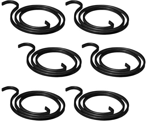 6Pcs Door Handle Springs - 2.5 Turn Coil Door Handle Spring Repair Kit Replacement Springs for Doors - 2.5mm Thick Home Door Handle Internal Coil Repair Spring, Spring Replacement for Doors