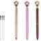 AIYIBEN Kugelschreiber, 3 Stück, Diamant-Krone, schwarze Tinte, Schreibstift-Set, Bürobedarf, Schreibwaren, Geschenk, geeignet für Schule, Büro, Zuhause, Hochzeit, Dekorieren