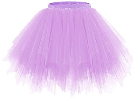 Jacke Damen Winter Damen Candy Color Multicolor Rock Support Half Body Puff Petticoat Bunter Kleiner kurzer Rock Röcke Party (PP1, XL)